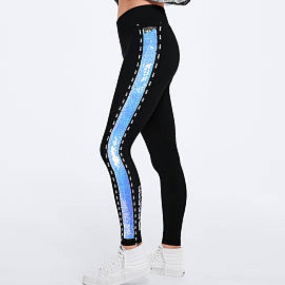💎Victoria's Secret PINK Bling Sequin Leggings